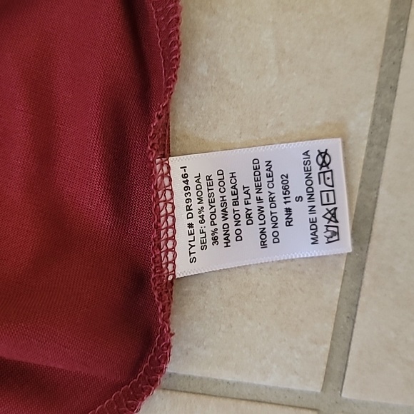 Brigitte Bailey Flattering Flowy Modal Pocket Dress - Picture 9 of 9